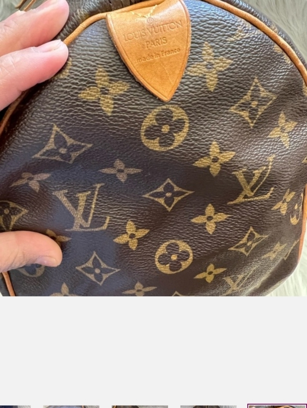 Louis Vuitton Monogram Canvas Speedy 35 Large Size - Picture 10 of 17